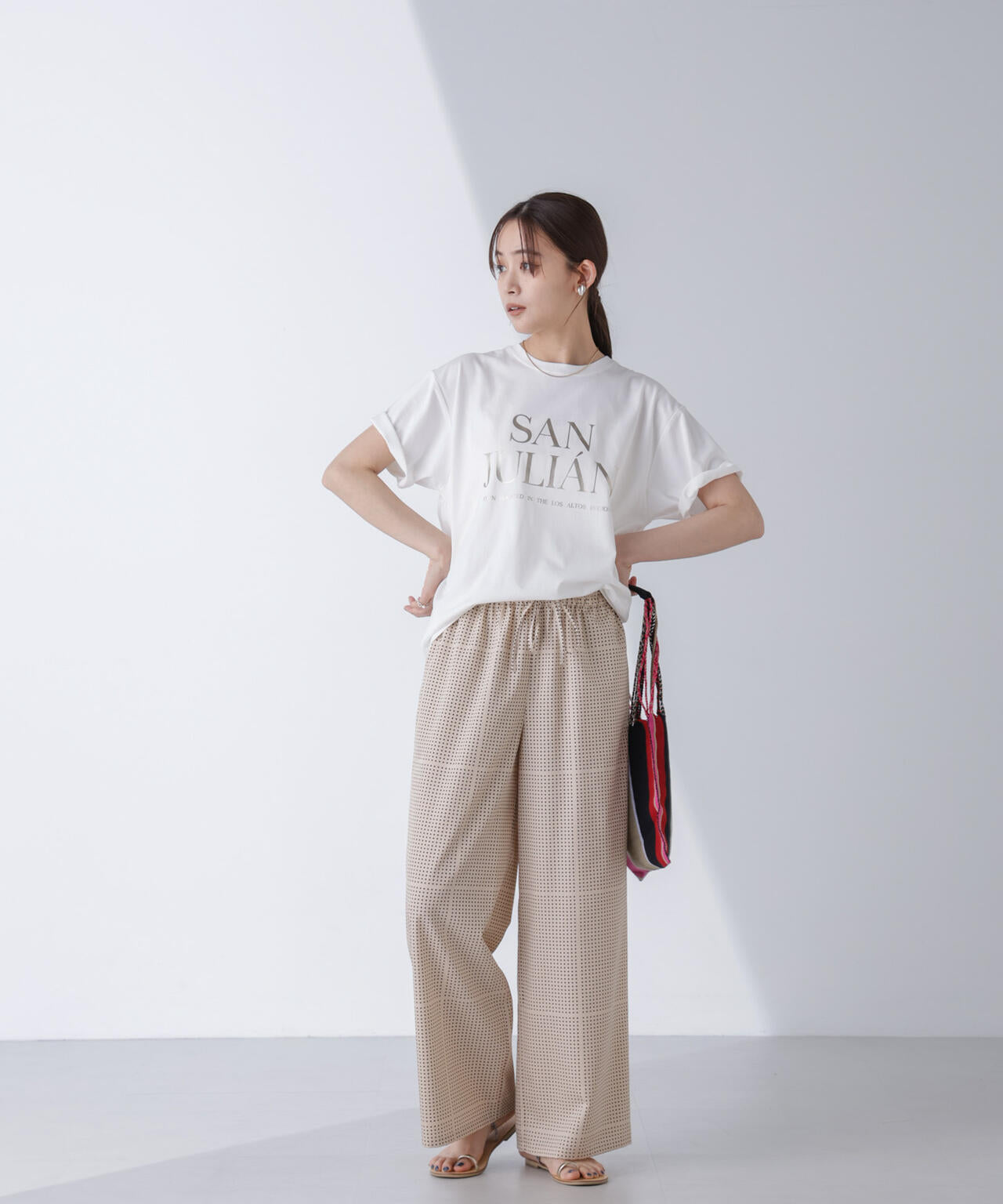 AtPARK&DAILYWEAR/ドットプリントパンツ