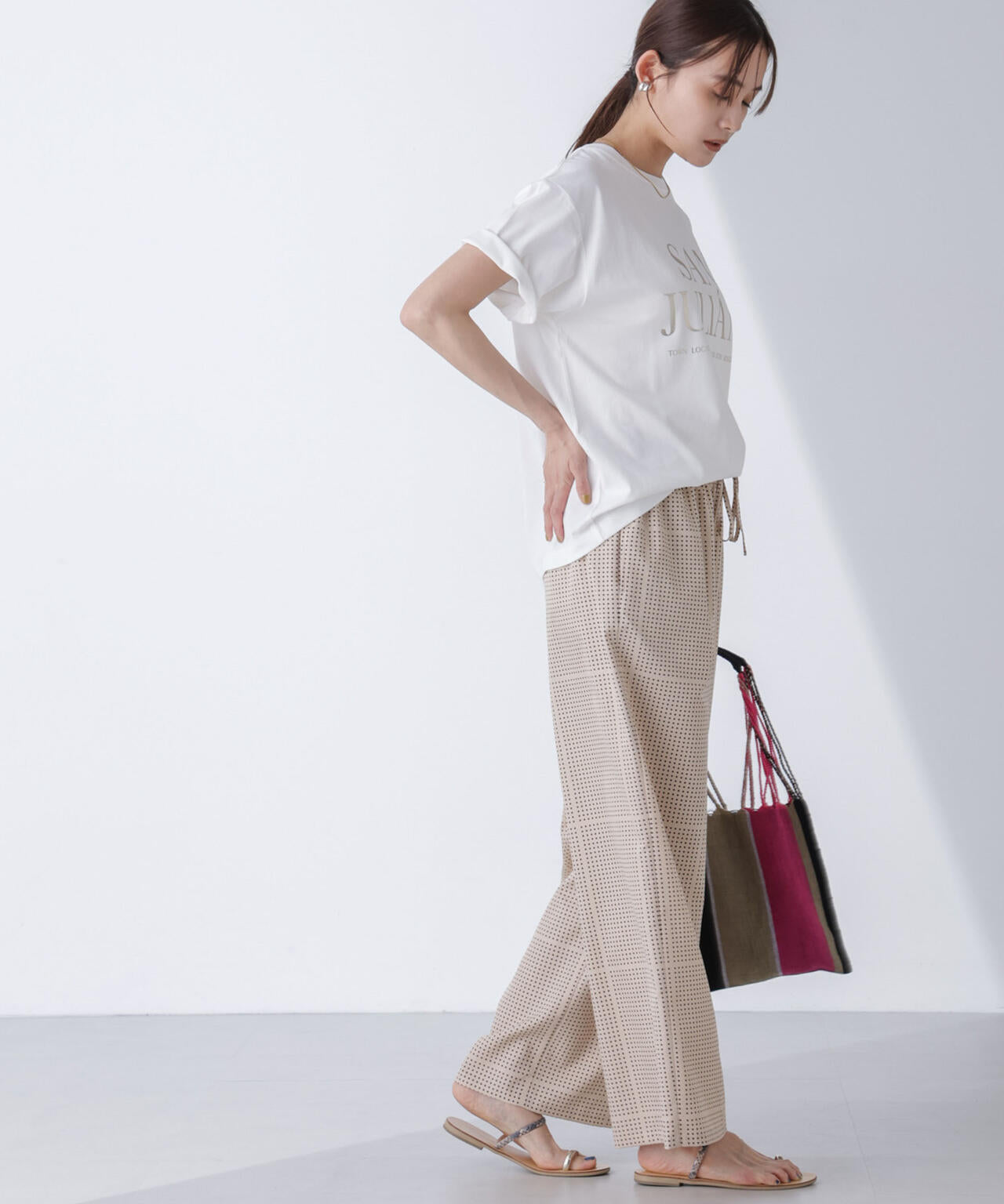 AtPARK&DAILYWEAR/ドットプリントパンツ
