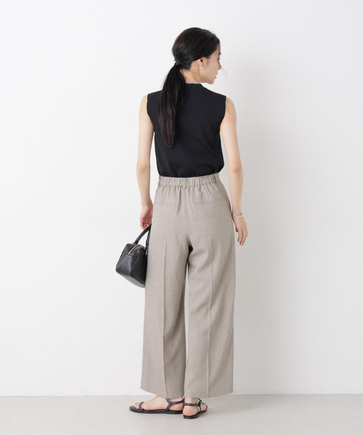 SUMMER VEIL KNIT 総針ノースリーブニット