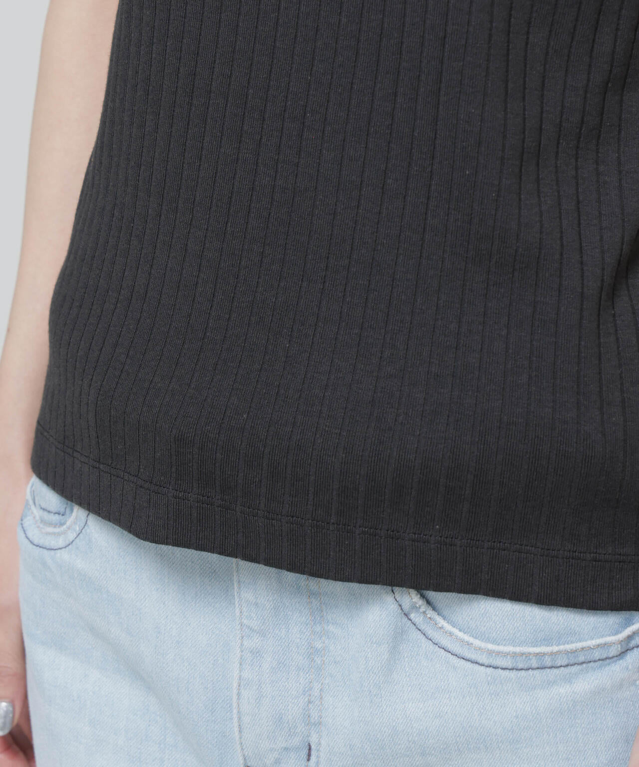 Anti Soaked(R) 汗染み防止コンパクトリブTシャツ