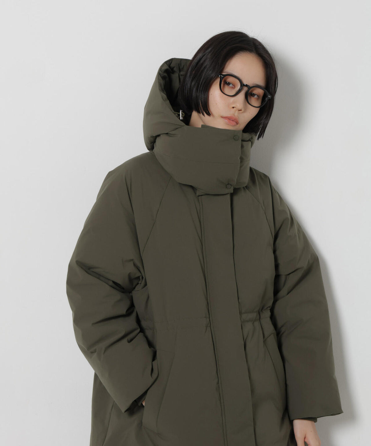 「My西川ダウン(R)」バラクラバフードロングダウン