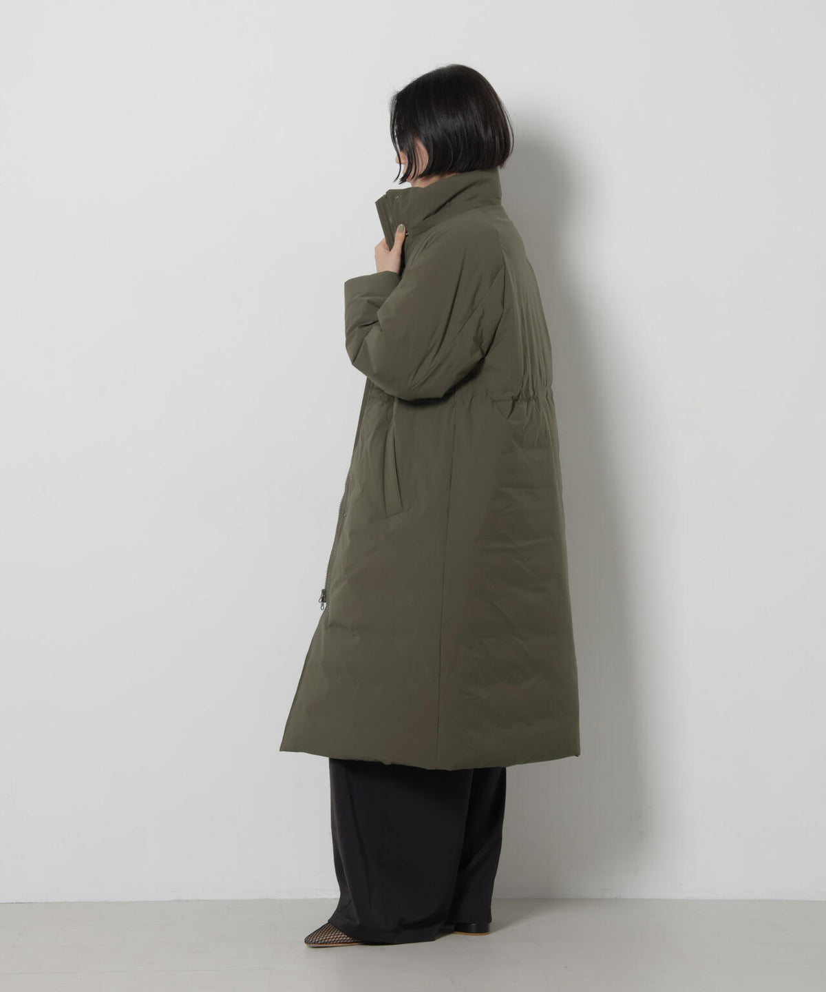 「My西川ダウン(R)」バラクラバフードロングダウン