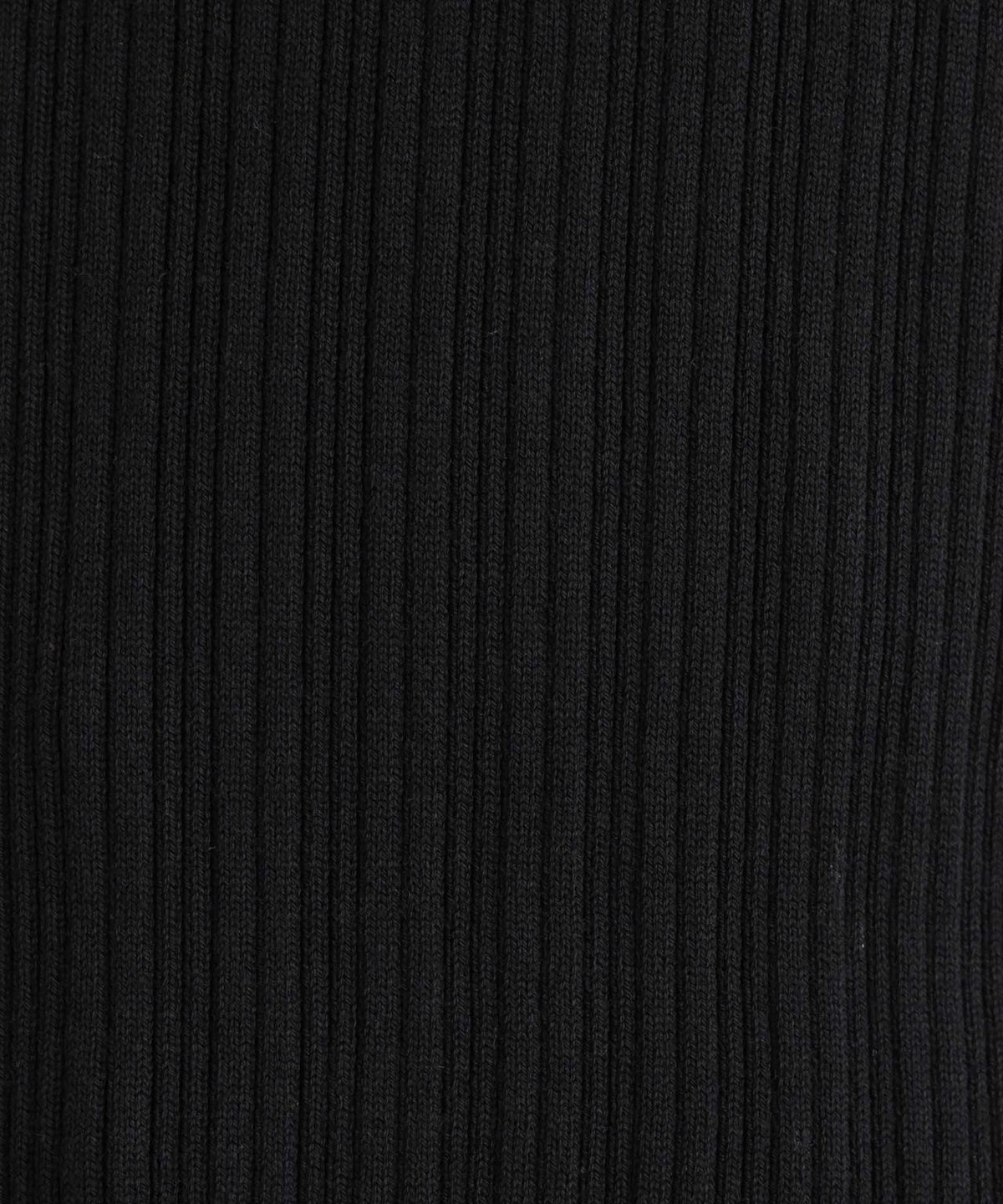 CICA&UVカット加工レースフリル付きリブニット