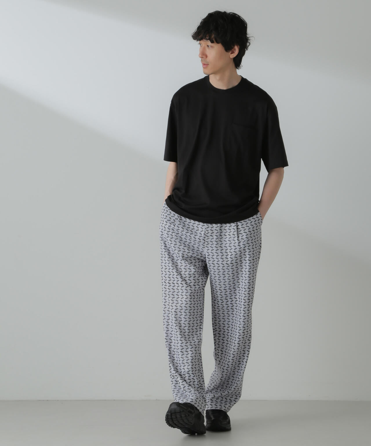 パターンイージーワイドパンツ(セットアップ可)