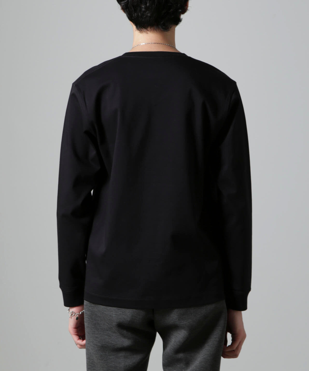 アンチスメルVネックTシャツ 長袖