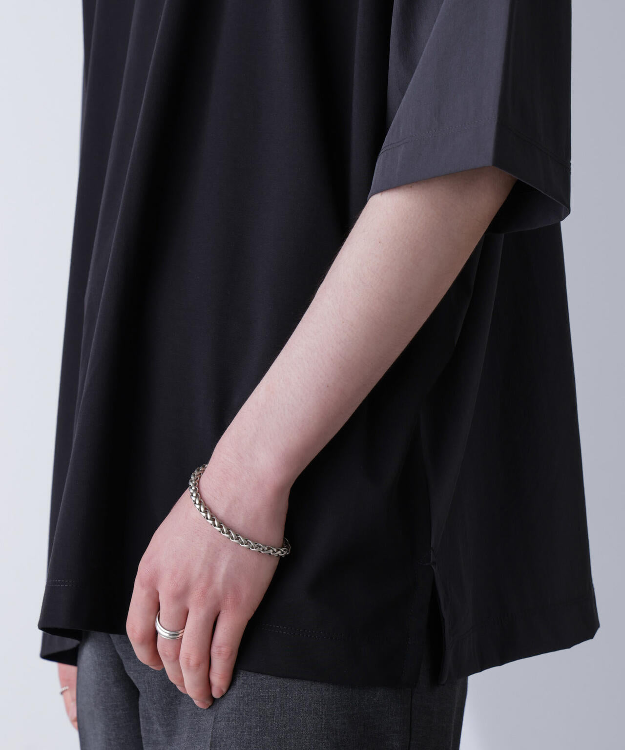 袖切り替えビッグTシャツ 半袖