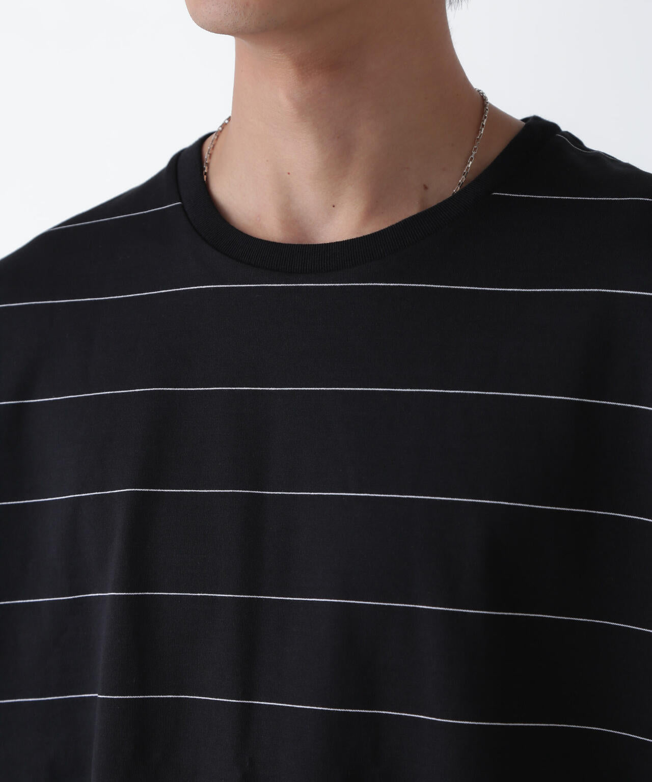 リラックスボーダーTシャツ 半袖