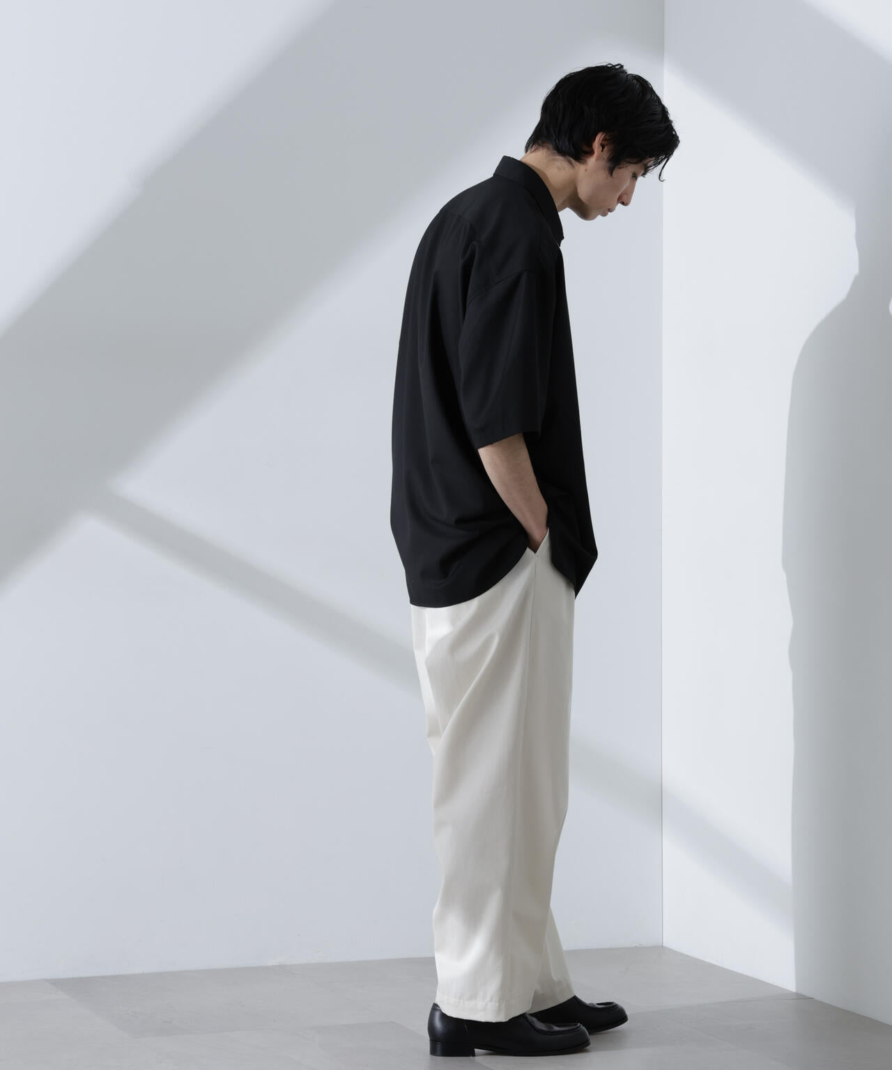 ビッグドレープシャツ 半袖
