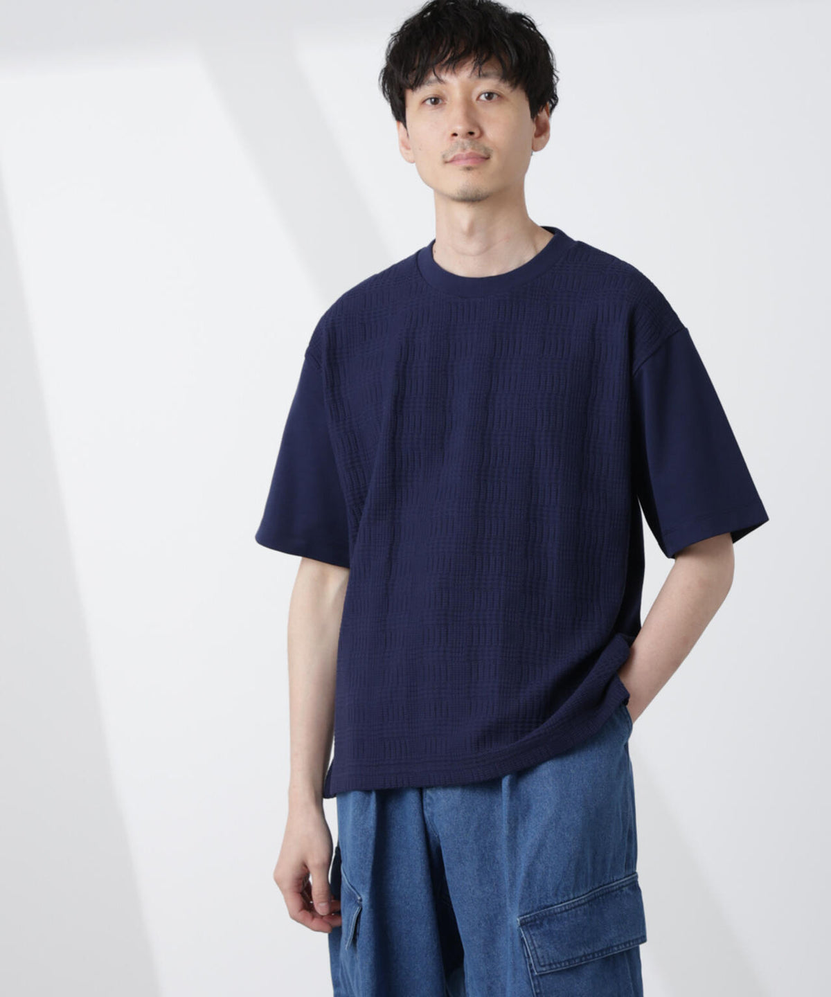 リンクスジャガードコンビTシャツ