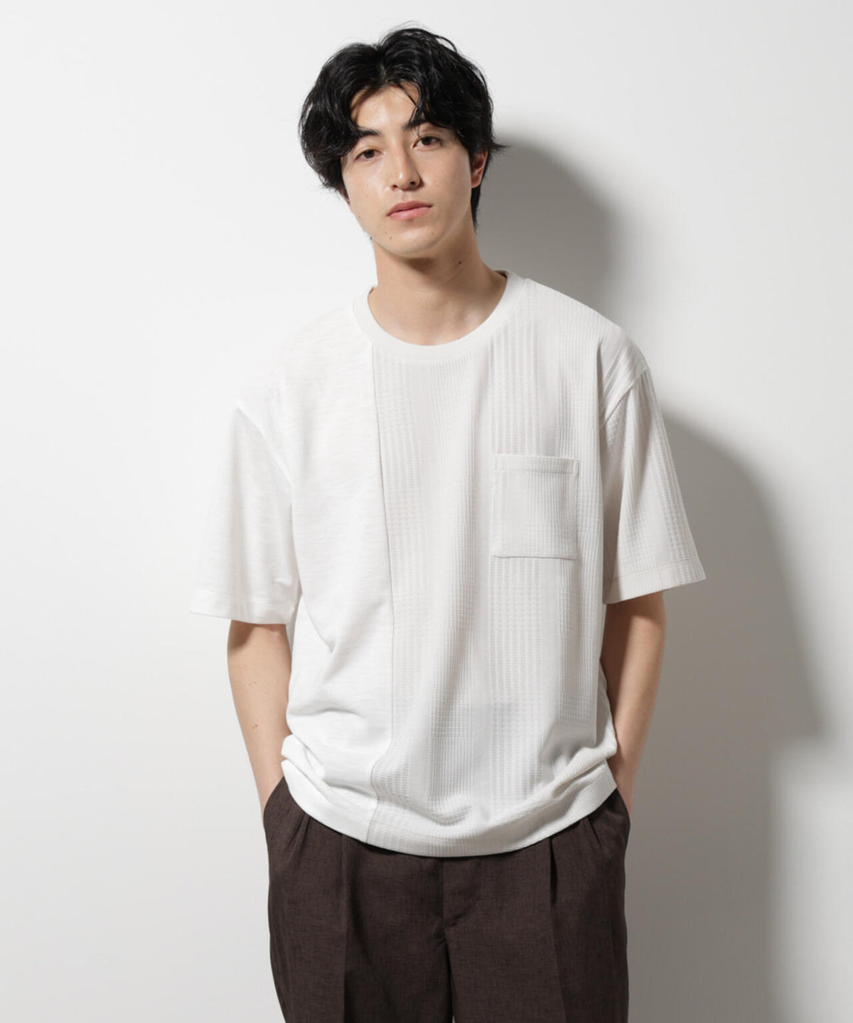 リンクスカノコ コンビTシャツ 半袖