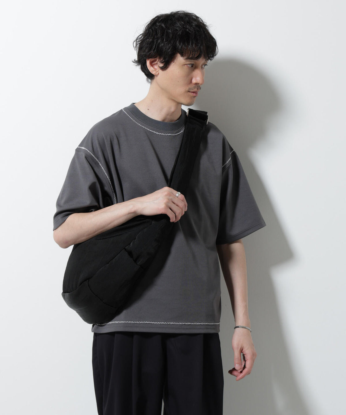 テクニックステッチTシャツ 半袖