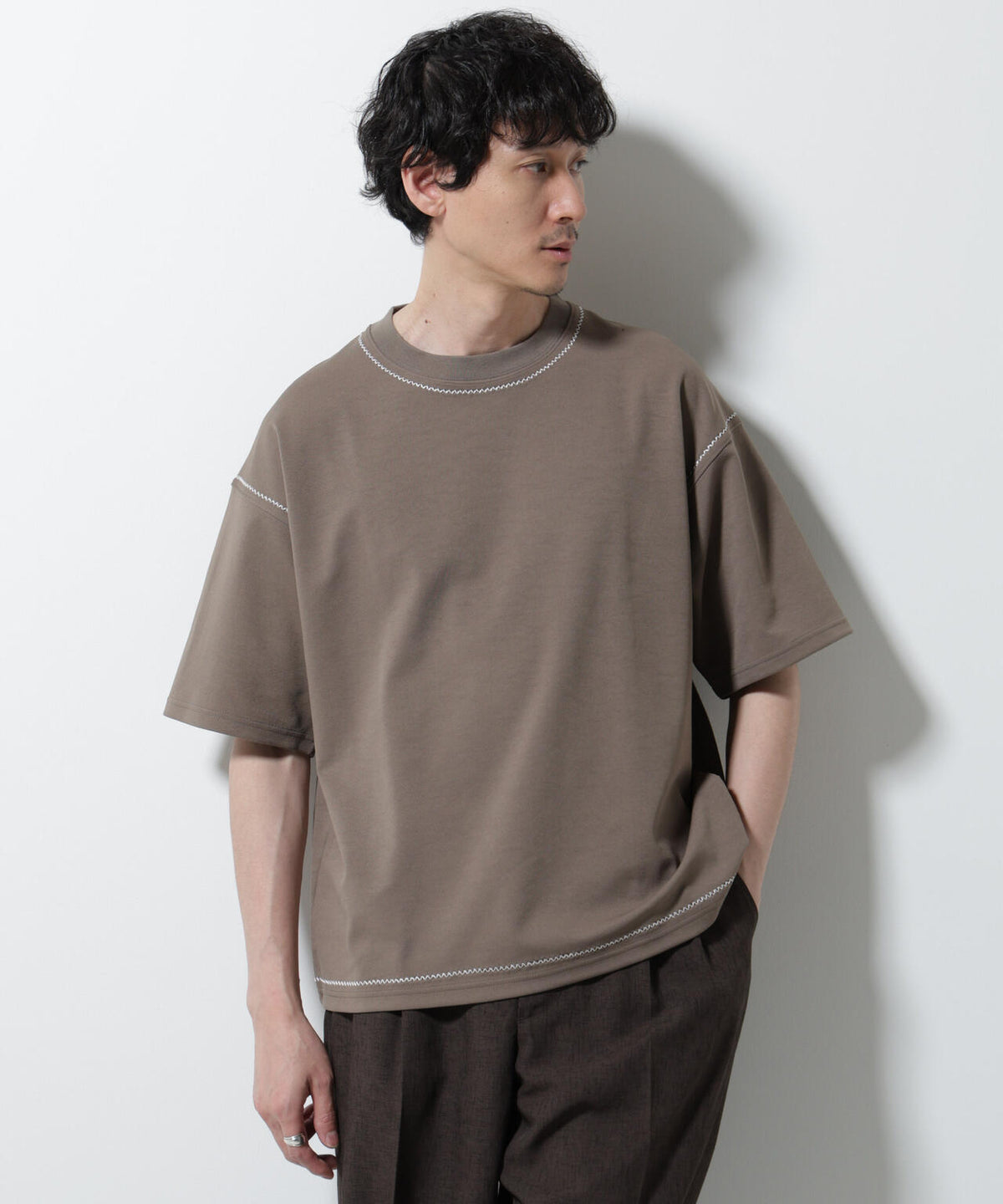 テクニックステッチTシャツ 半袖