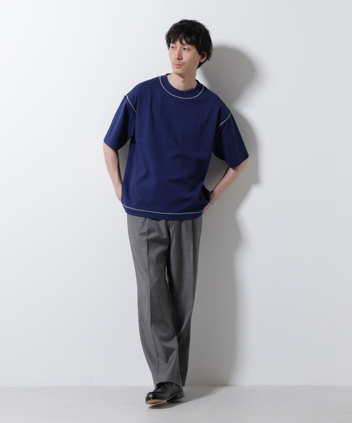 テクニックステッチTシャツ 半袖