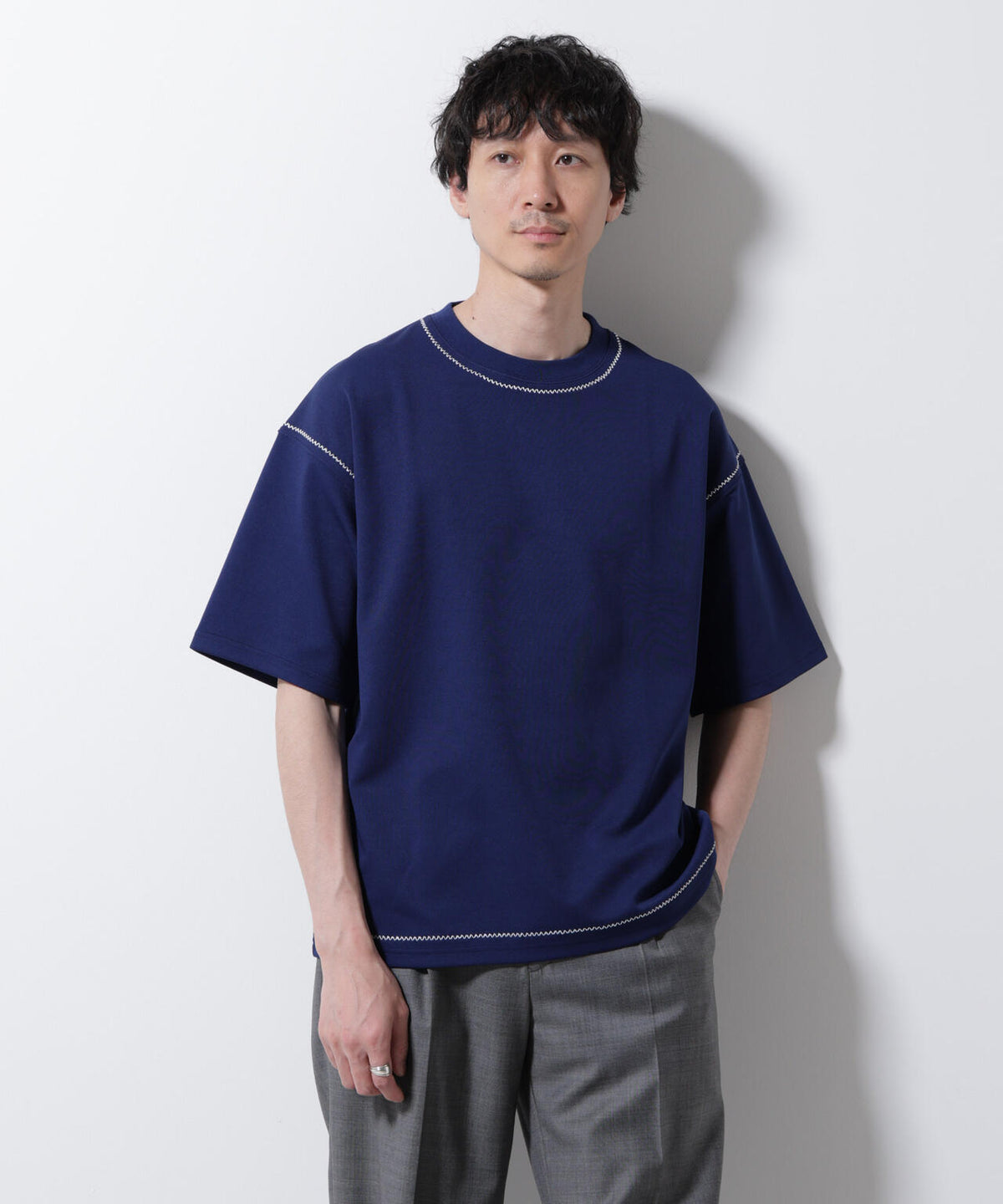 テクニックステッチTシャツ 半袖