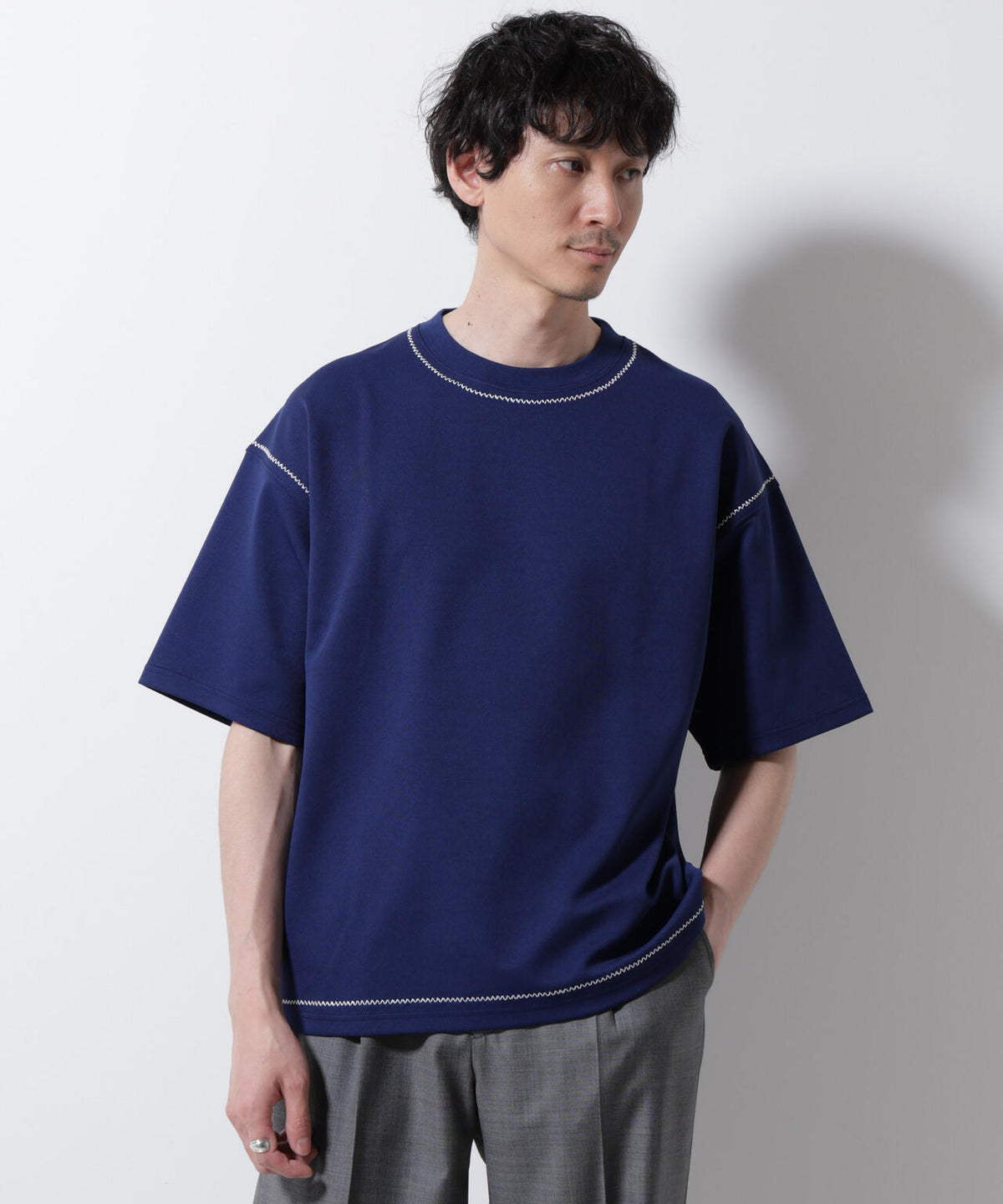 テクニックステッチTシャツ 半袖