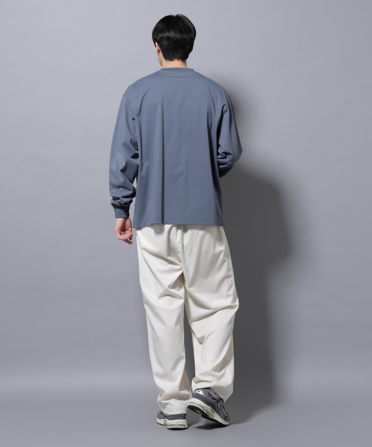 ビックシルエットワンポイントTシャツ 長袖