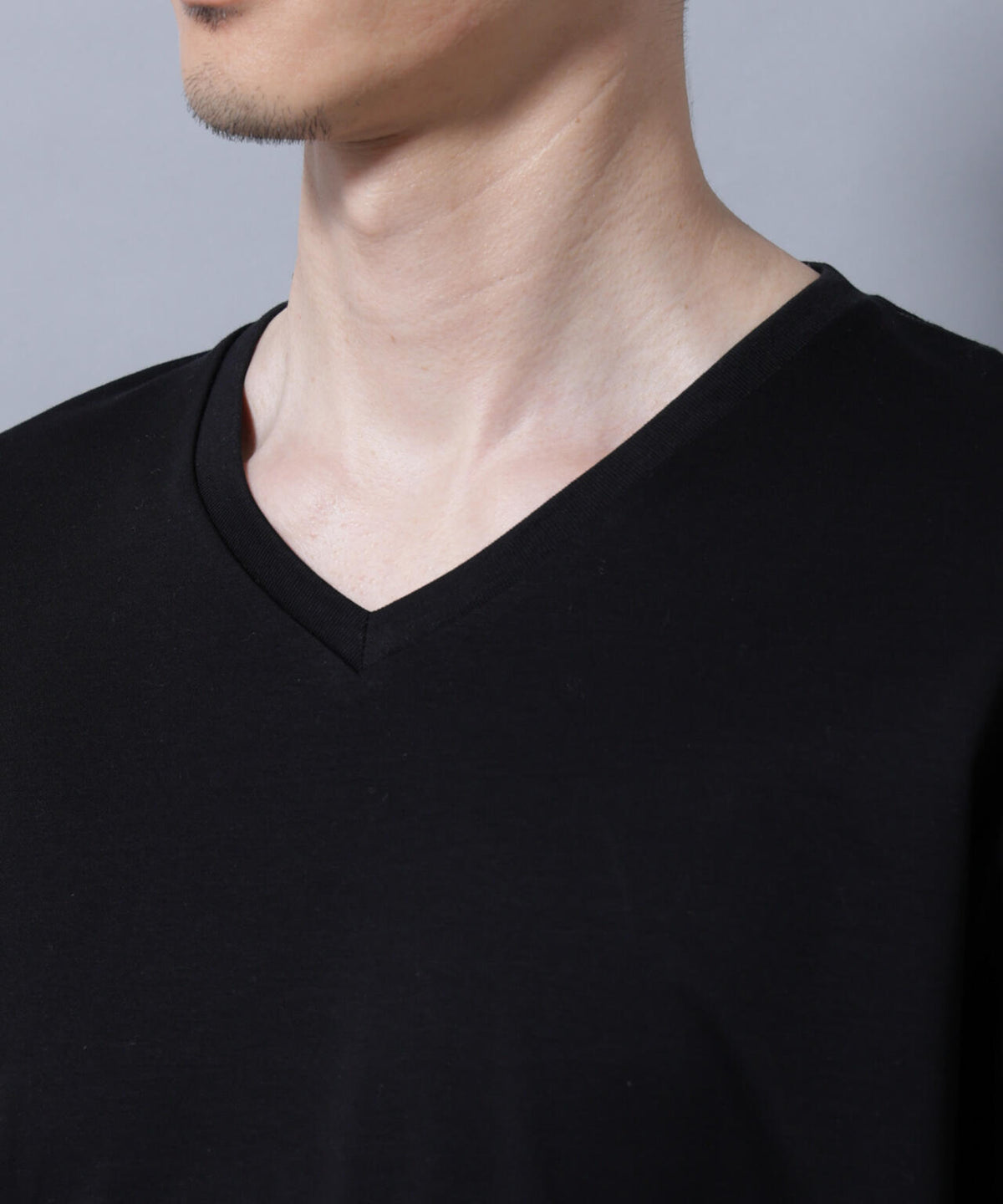アンチスメルVネックTシャツ 長袖
