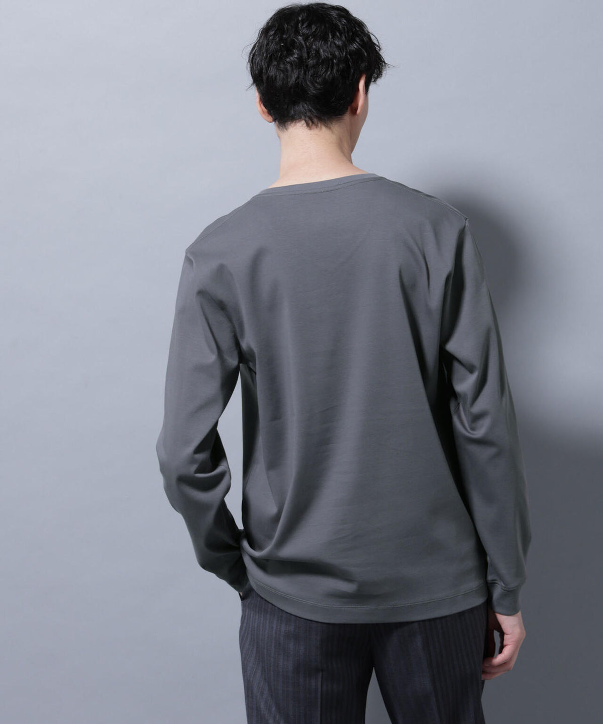 アンチスメルVネックTシャツ 長袖