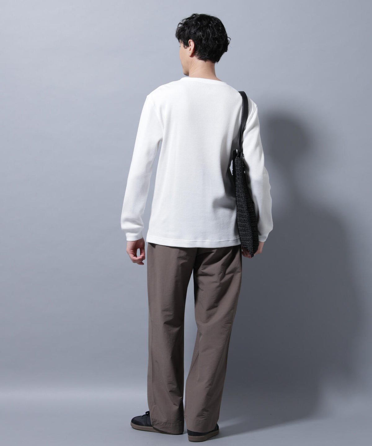 アンチスメルワッフルTシャツ 長袖