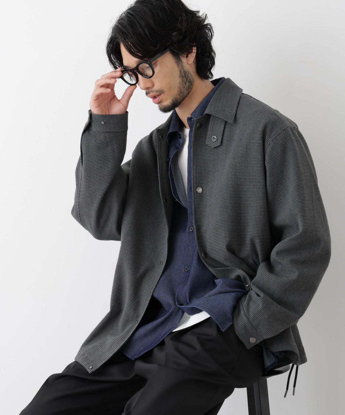 181cm B:75 W:73 H:90 着用サイズ:L