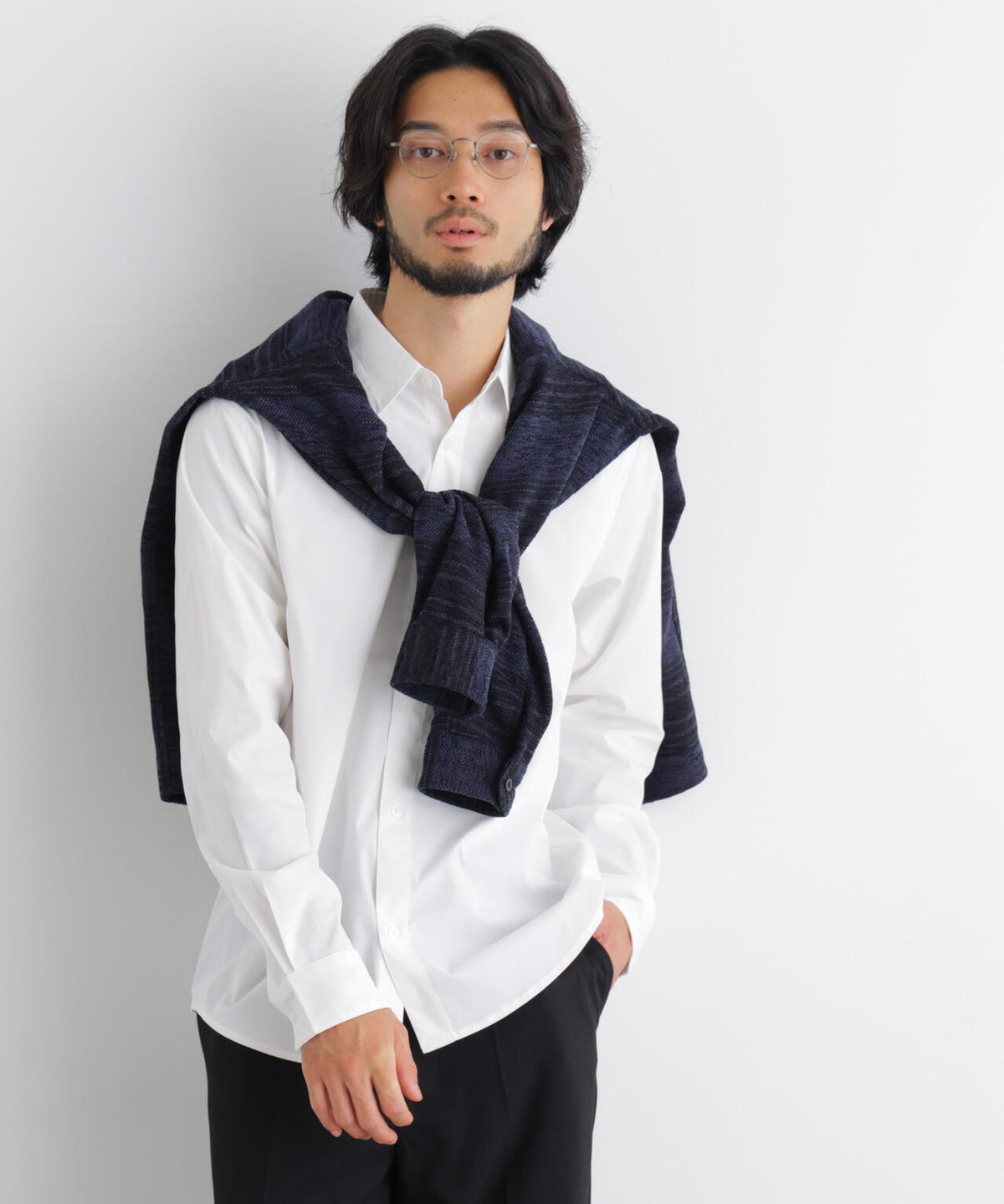 181cm B:75 W:73 H:90 着用サイズ:L