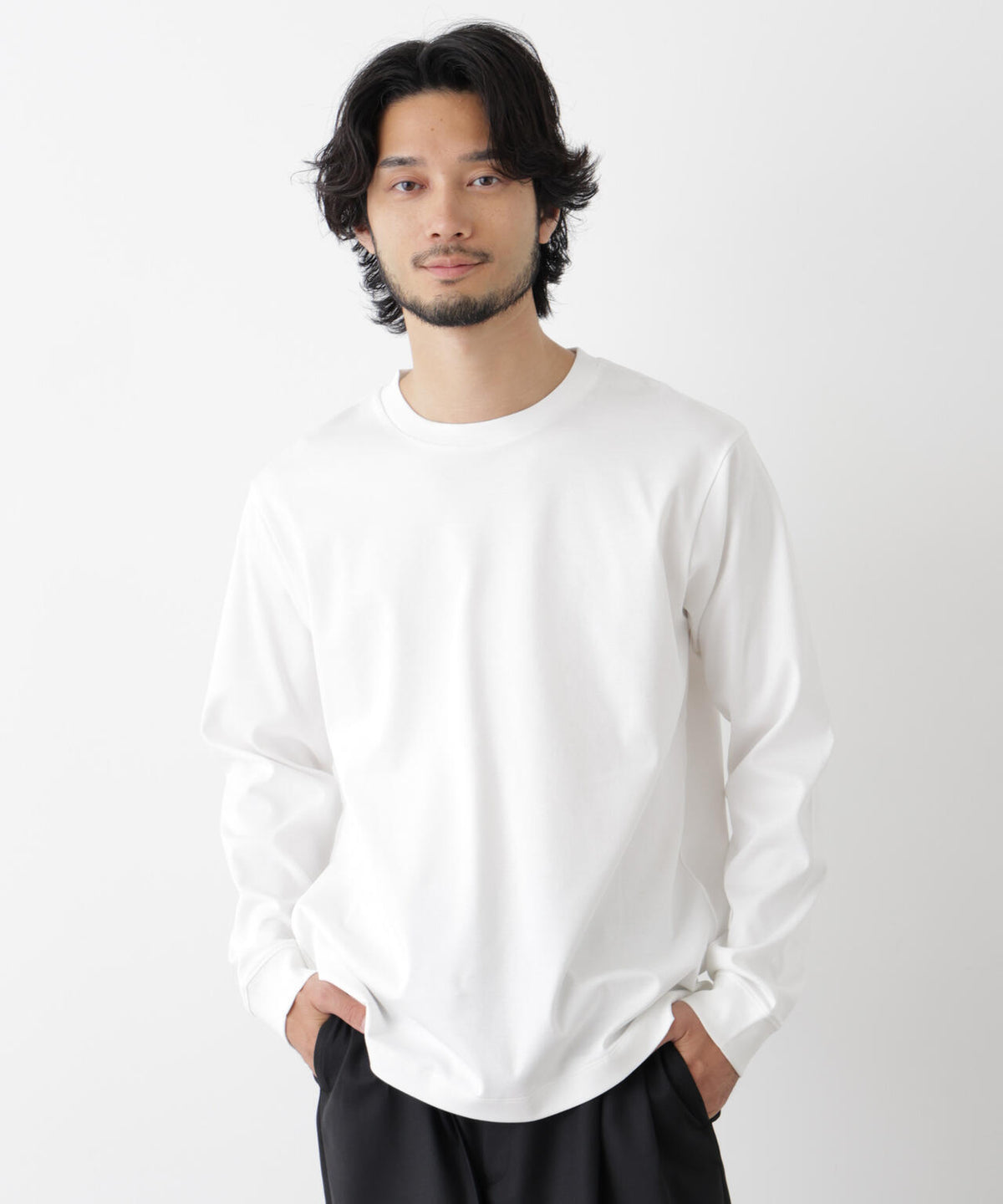 181cm B:75 W:73 H:90 着用サイズ:L