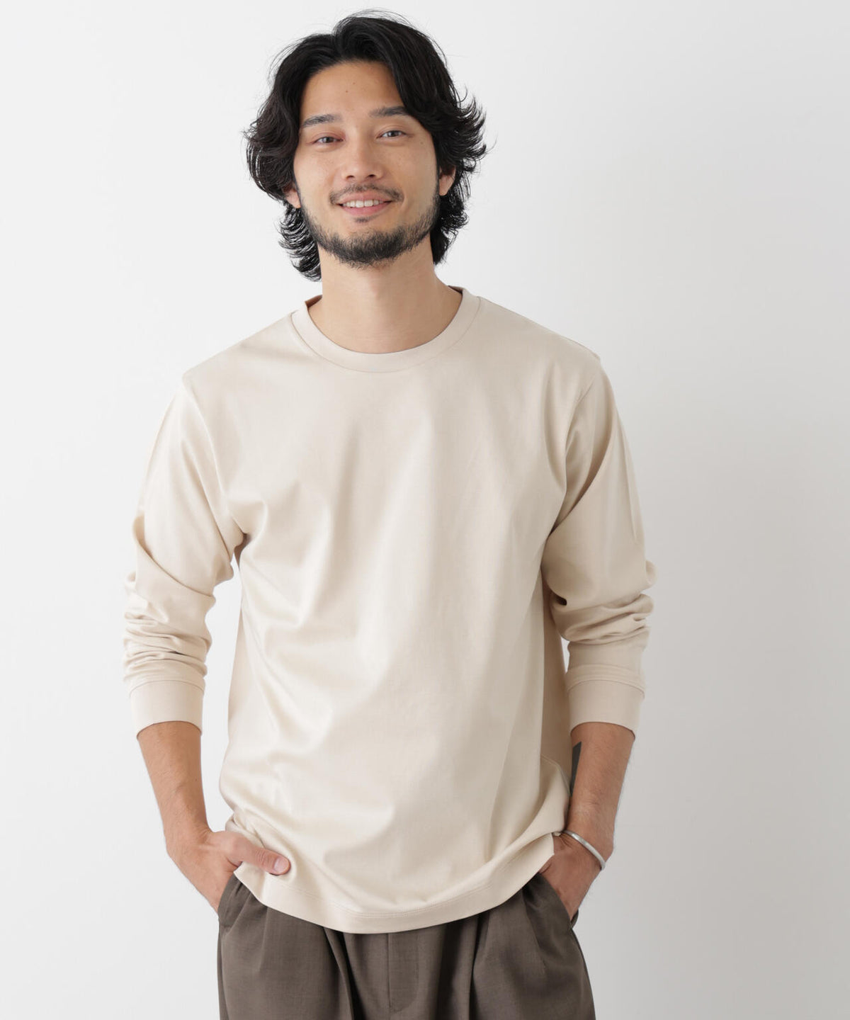 181cm B:75 W:73 H:90 着用サイズ:L