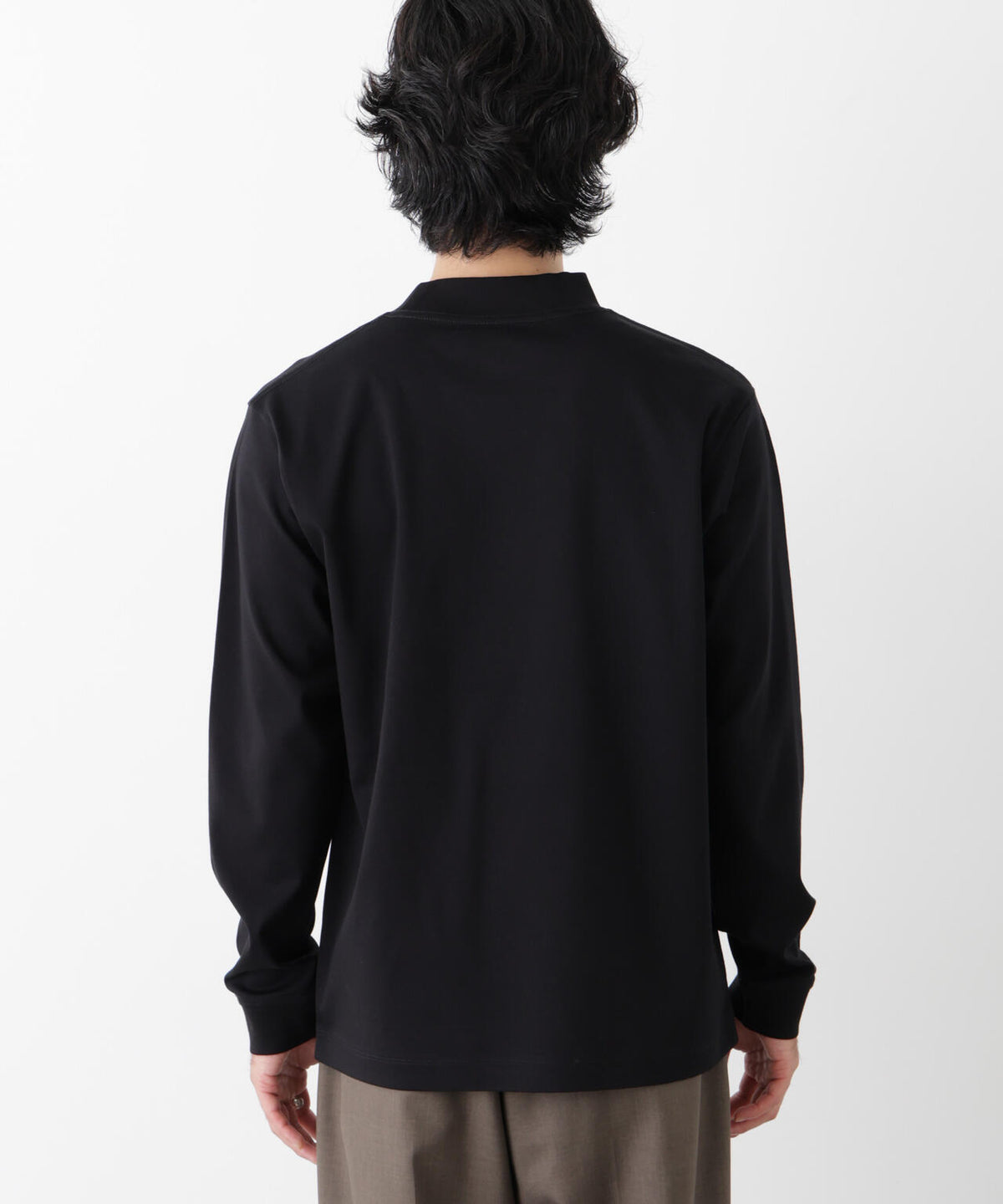 アンチスメルモックネックTシャツ 長袖