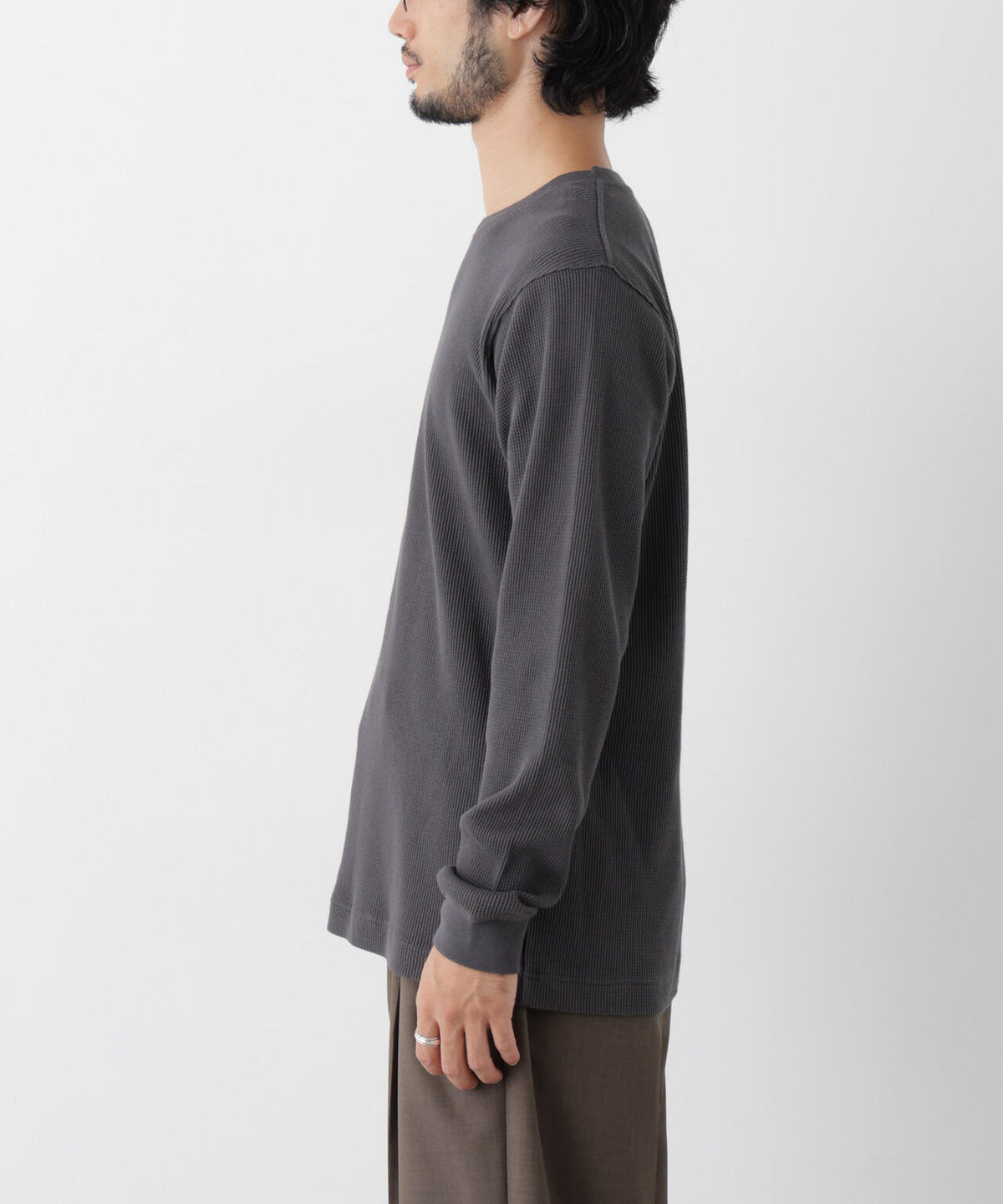 アンチスメルワッフル Tシャツ 長袖