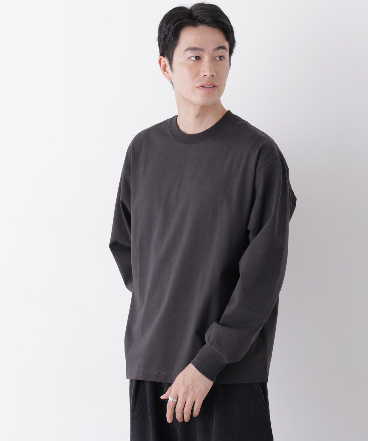 8ozビッグシルエットTシャツ 長袖