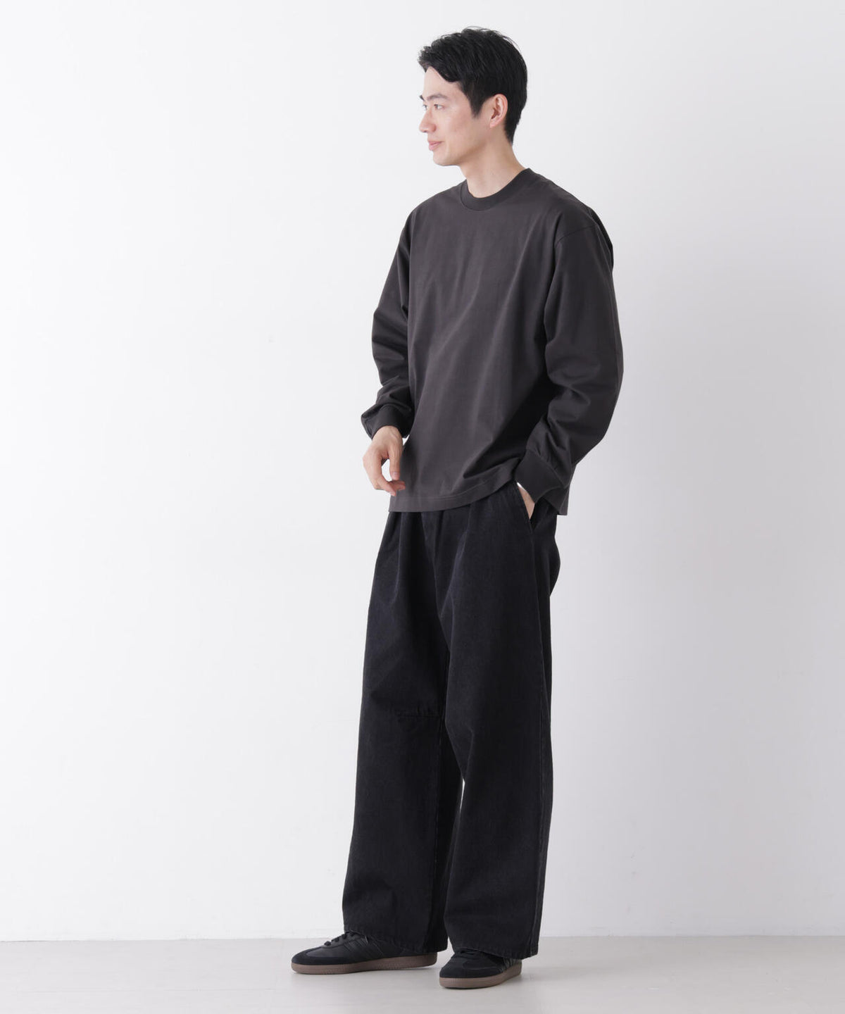 8ozビッグシルエットTシャツ 長袖