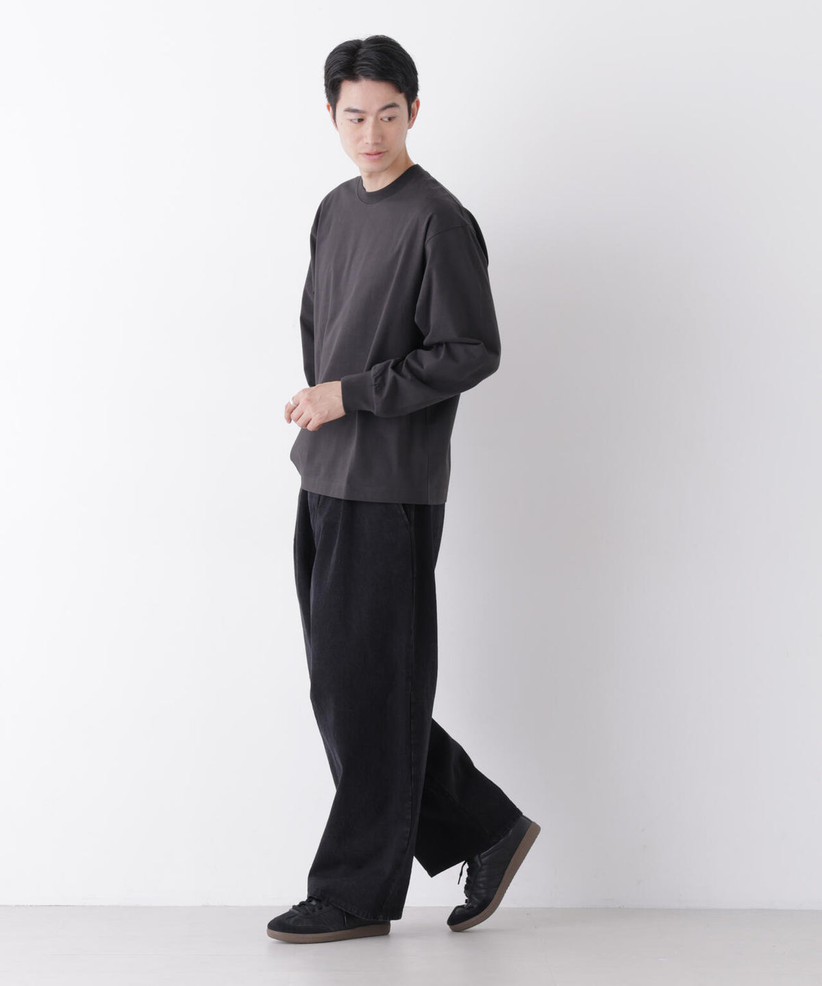 8ozビッグシルエットTシャツ 長袖