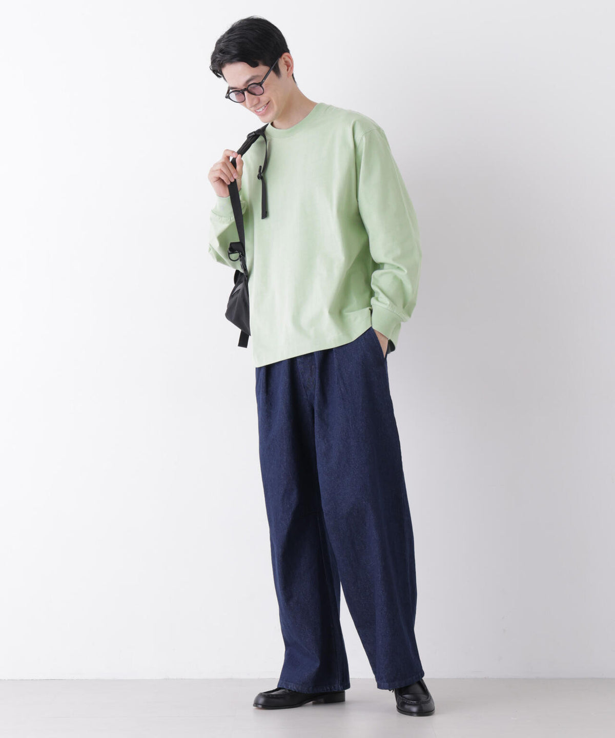 8ozビッグシルエットTシャツ 長袖
