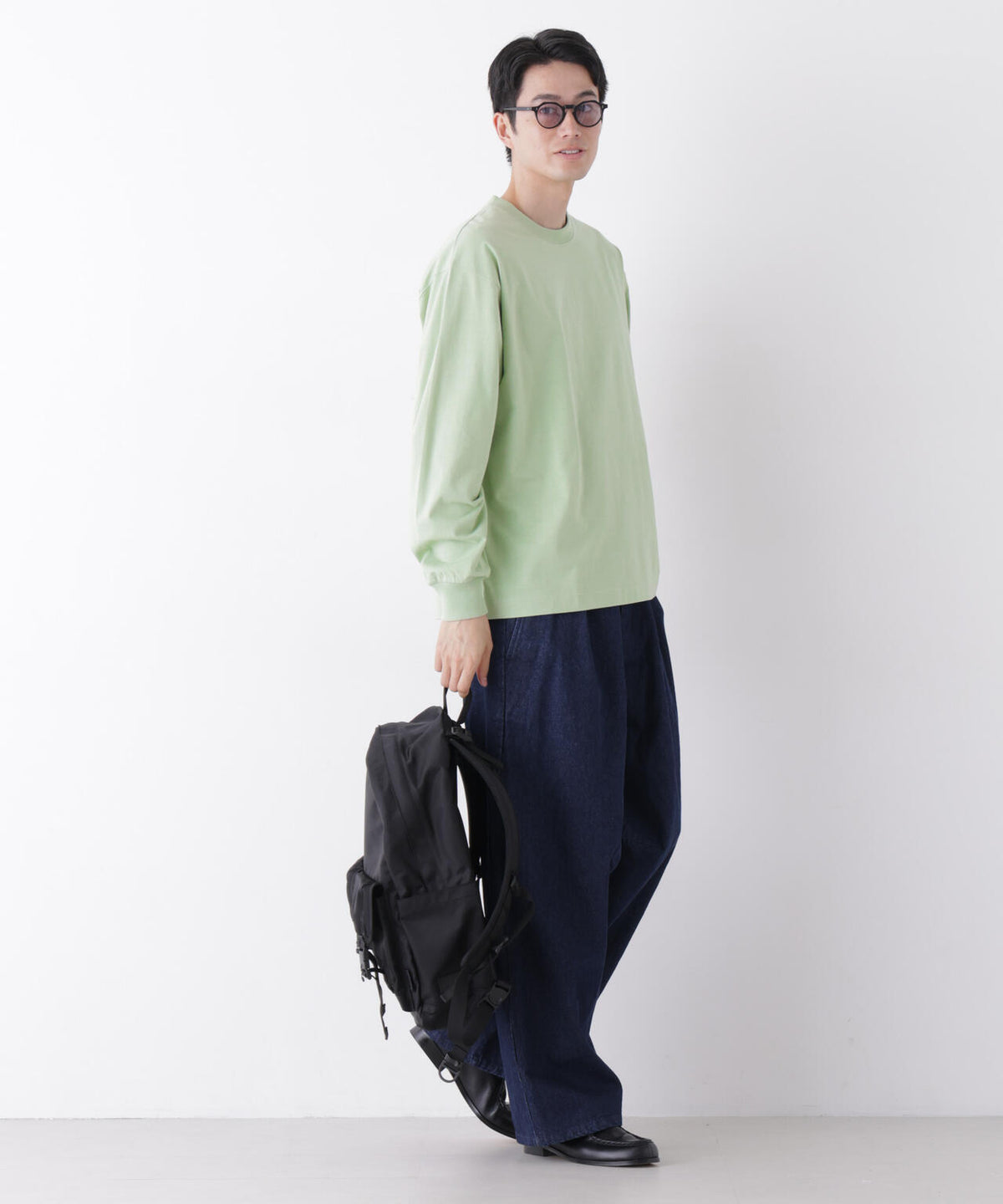 8ozビッグシルエットTシャツ 長袖