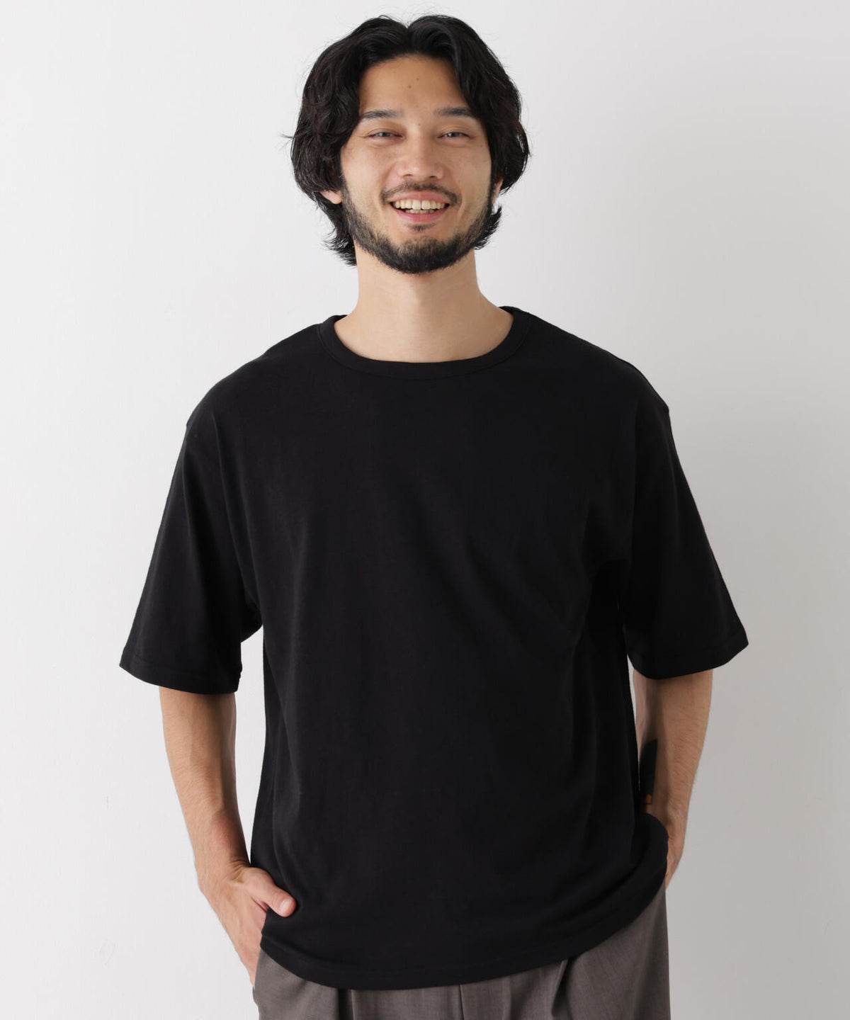 スラブワイドTシャツ 半袖