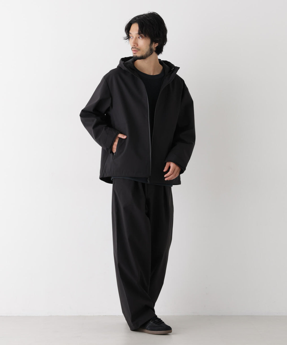 3レイヤー インタックワイドパンツ(セットアップ可)