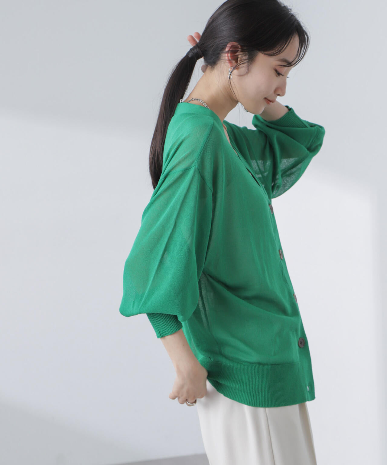 PENNEYS/PENNEYS別注TheFOXシアーカーディガン