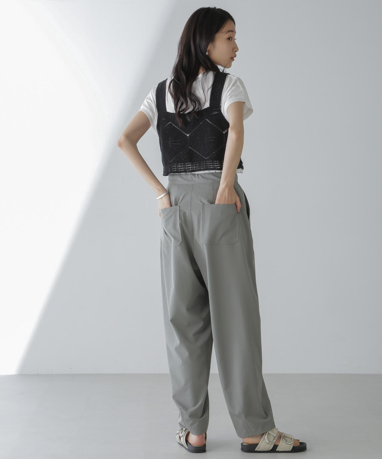 レース編ビスチェセットTシャツ
