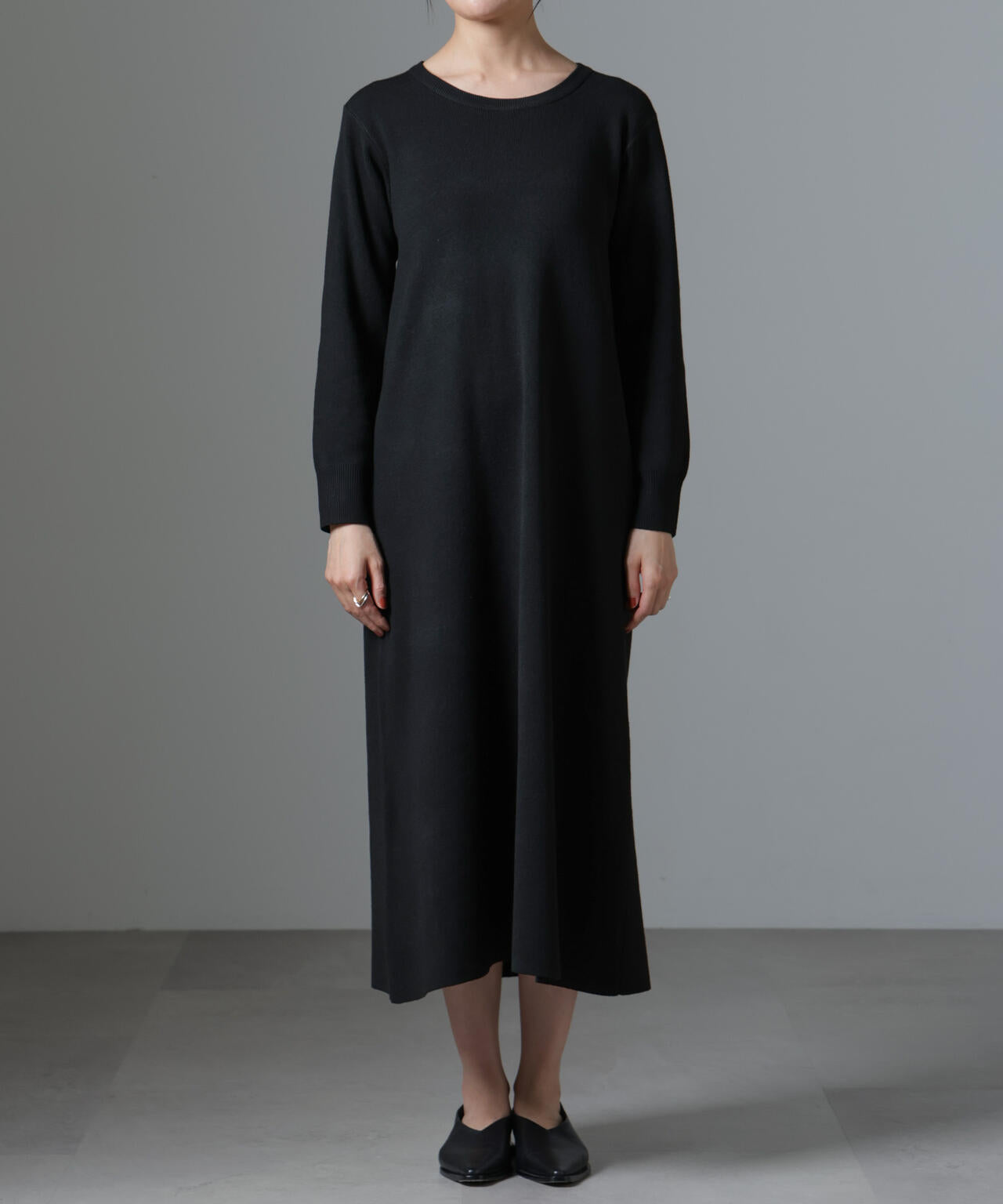チュールビスチェセットニットワンピース