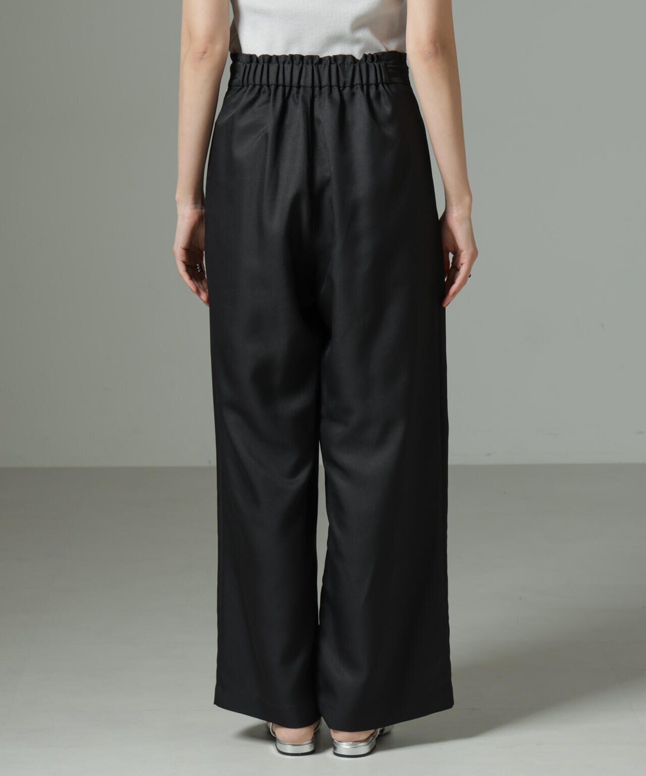 ウエストリボンベルトパンツ(セットアップ可)