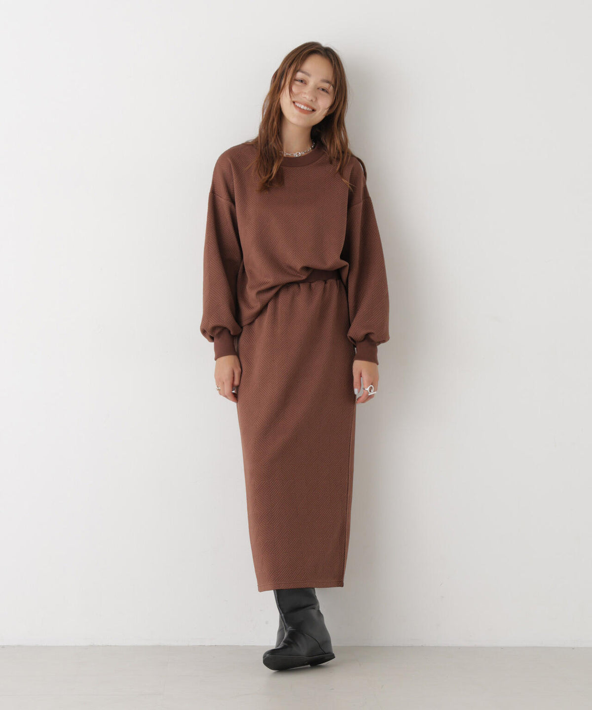 ジャガードカット セットアップ