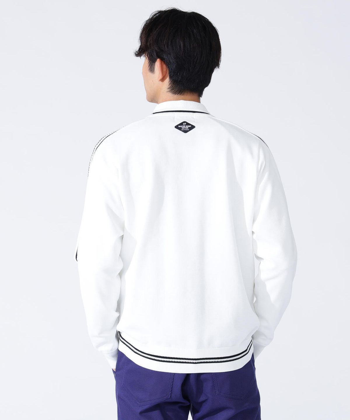 クルーネックニットプルオーバー