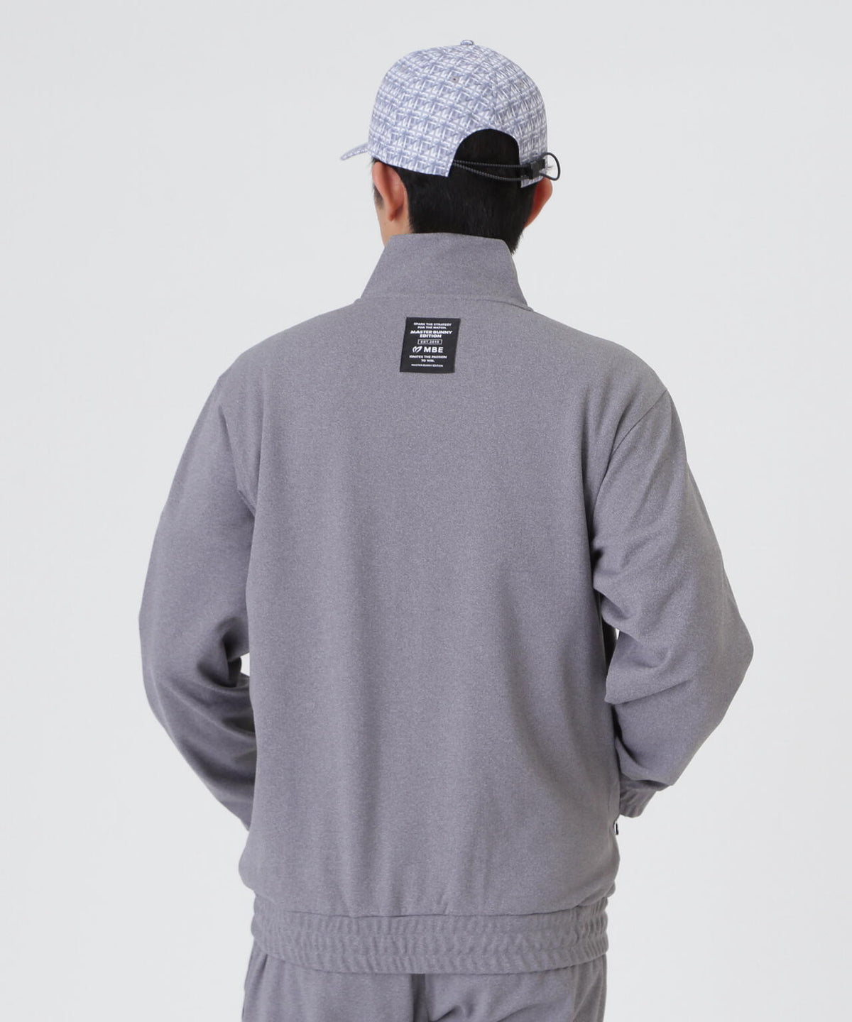 ウールライク接結へリンボンスタンドブルゾン (MENS)