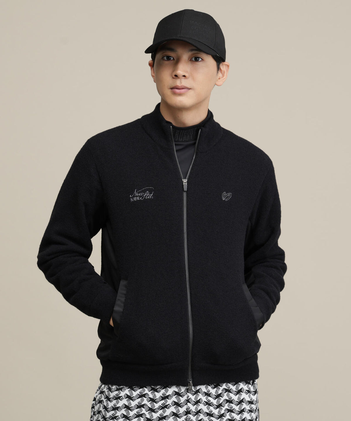 ナイロンフェザーニットブルゾン (MENS)