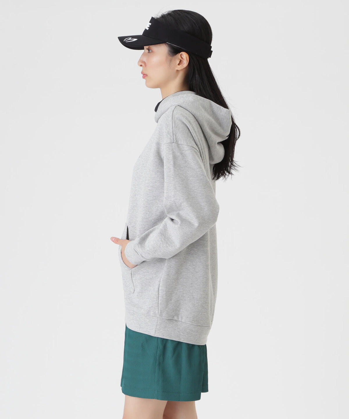 ストライプウェーブ×ダンボール裏毛ワンピース (WOMENS)