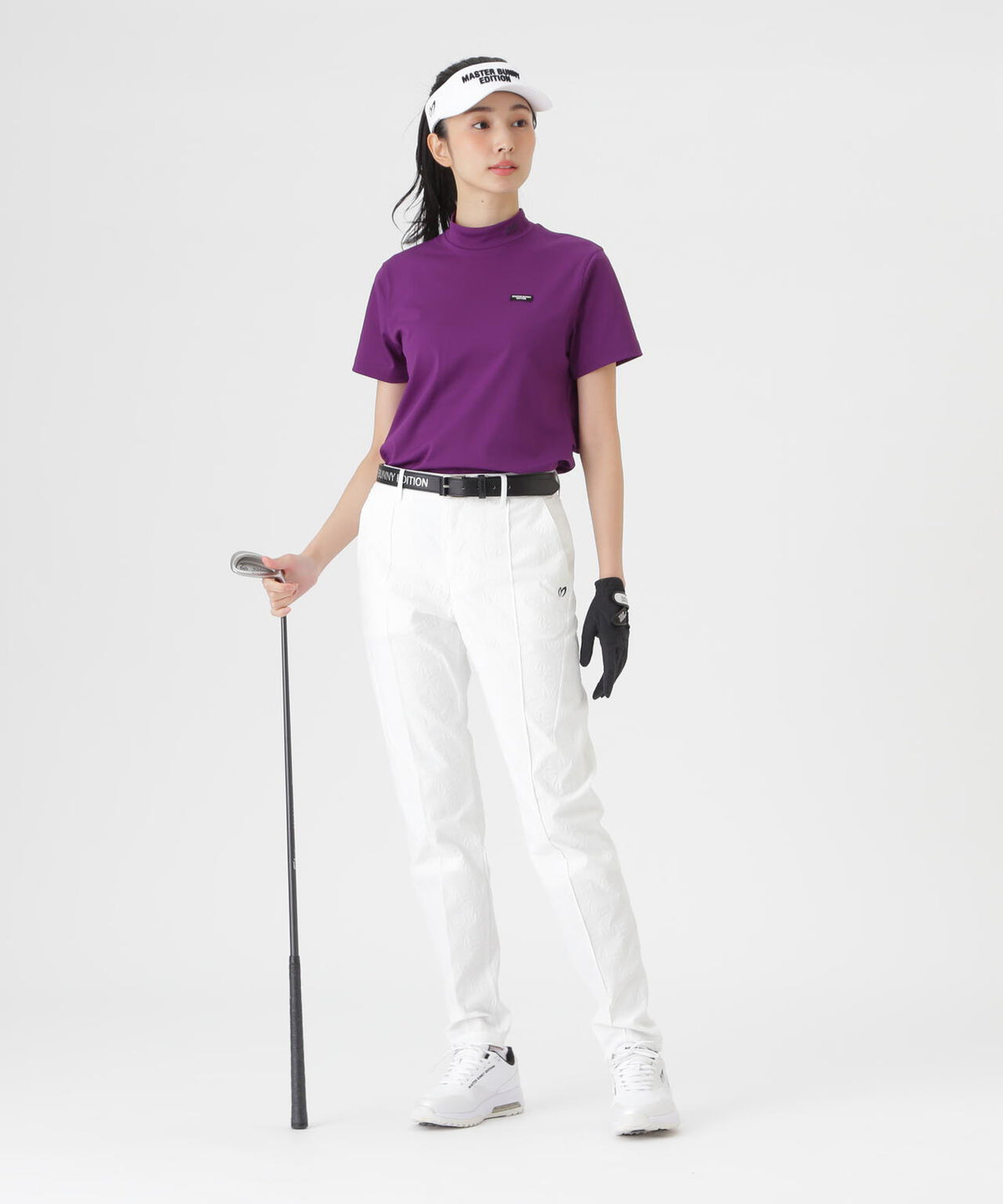 MBEエンボス柄パンツ (WOMENS)