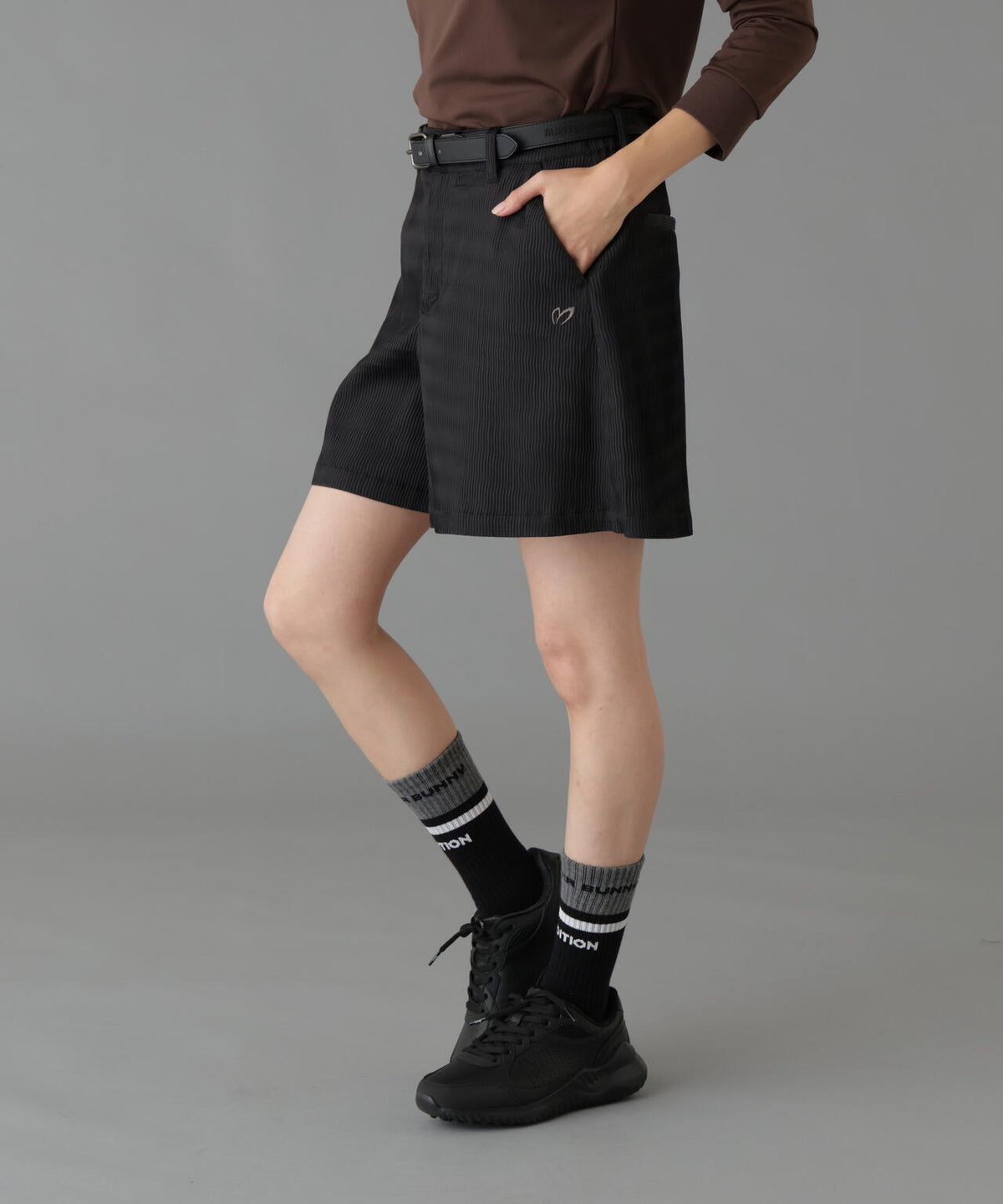 ストライプウェーブショートパンツ (WOMENS)