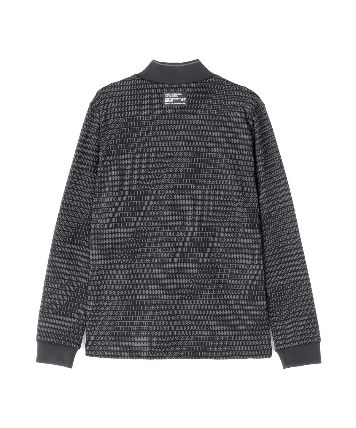 ロゴジャガード長袖ハイネックカットソー (WOMENS)