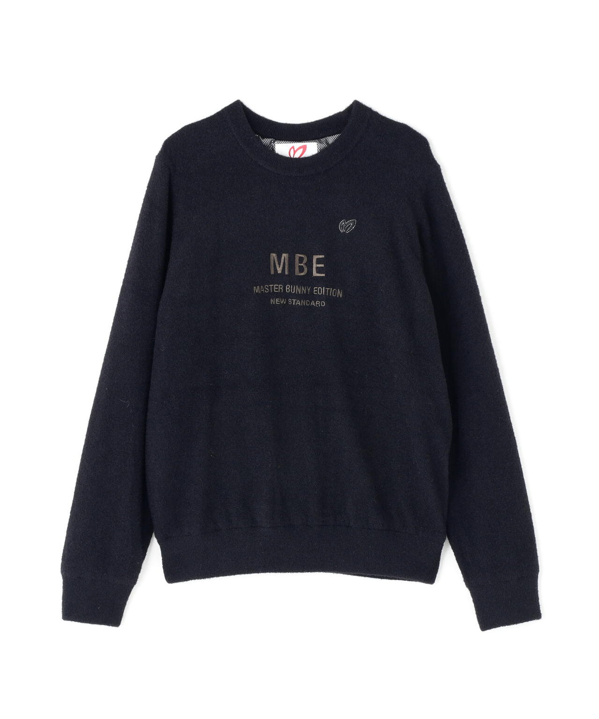 ナイロンフェザーニットクルーネックプルオーバー (WOMENS)