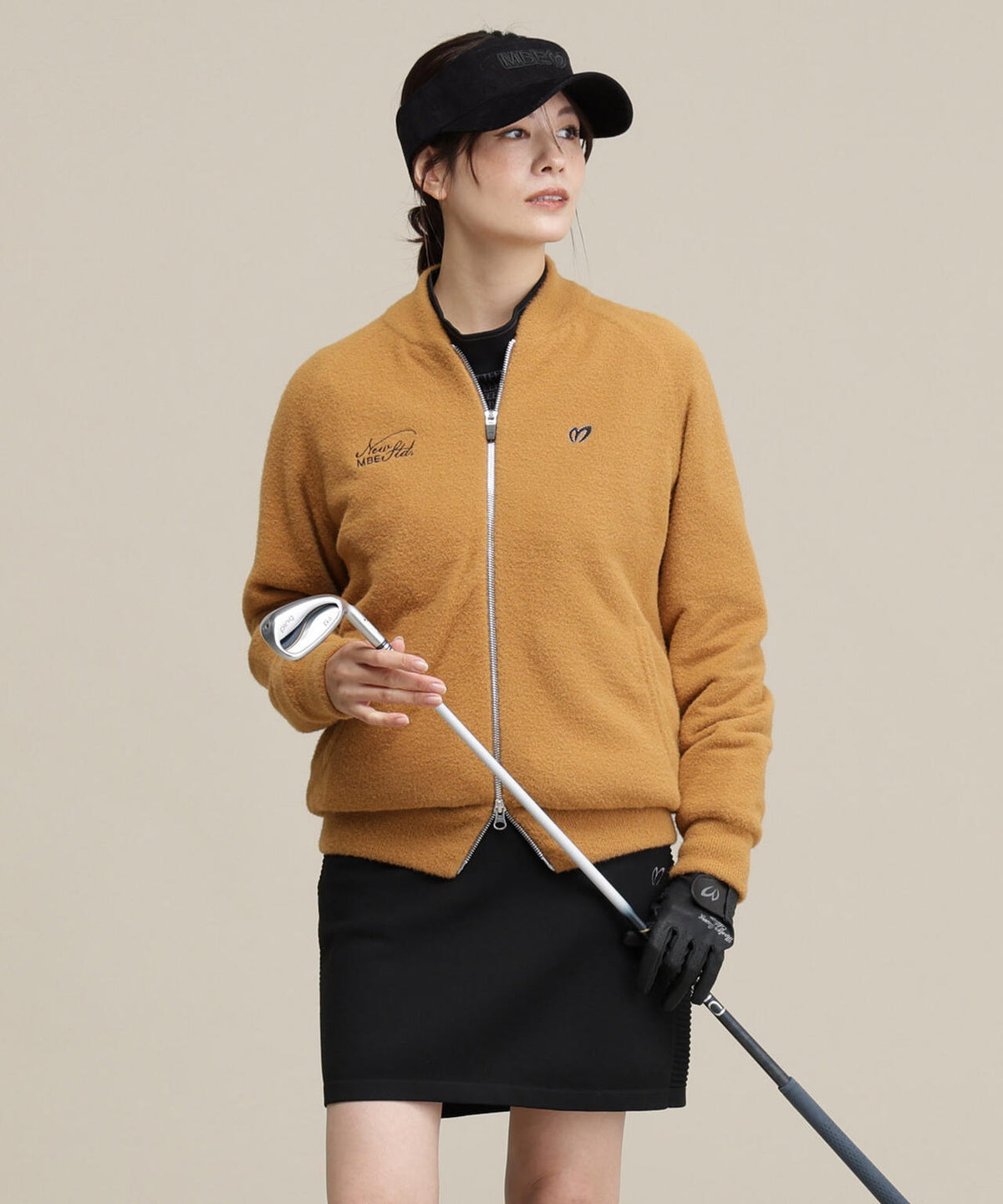 ナイロンフェザーニットブルゾン (WOMENS)